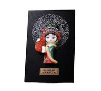 GGYTMQL Table Desktop Decor Sichuan Opera Fasial Makeup Doll Decoration décorations Pékin Opéra Fasial Makeup Doll Pendant Chinoiserie Sichuan Gifts Living Room Dining Room Decorations Ornement (Col