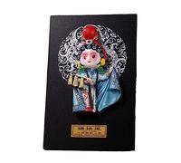 GGYTMQL Table Desktop Decor Sichuan Opera Fasial Makeup Doll Decoration décorations Pékin Opéra Fasial Makeup Doll Pendant Chinoiserie Sichuan Gifts Living Room Dining Room Decorations Ornement (Col