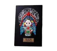 GGYTMQL Table Desktop Decor Sichuan Opera Fasial Makeup Doll Decoration décorations Pékin Opéra Fasial Makeup Doll Pendant Chinoiserie Sichuan Gifts Living Room Dining Room Decorations Ornement (Col