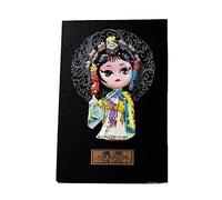 GGYTMQL Table Desktop Decor Sichuan Opera Fasial Makeup Doll Decoration décorations Pékin Opéra Fasial Makeup Doll Pendant Chinoiserie Sichuan Gifts Living Room Dining Room Decorations Ornement (Col