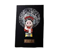 GGYTMQL Table Desktop Decor Sichuan Opera Fasial Makeup Doll Decoration décorations Pékin Opéra Fasial Makeup Doll Pendant Chinoiserie Sichuan Gifts Living Room Dining Room Decorations Ornement (Col