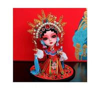 GGYTMQL Table Desktop Decor Traditionnel Opéra Chinois Décorations de Maquillage pour Le Visage Pékin Special Doll Decorations Cadeaux de Style Chinois Ornement (Couleur: 9)