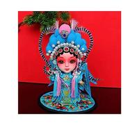 GGYTMQL Table Desktop Decor Traditionnel Opéra Chinois Décorations de Maquillage pour Le Visage Pékin Special Doll Decorations Cadeaux de Style Chinois Ornement (Couleur: 9)