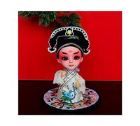 GGYTMQL Table Desktop Decor Traditionnel Opéra Chinois Décorations de Maquillage pour Le Visage Pékin Special Doll Decorations Cadeaux de Style Chinois Ornement (Couleur: 9)