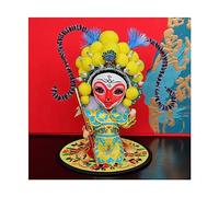 GGYTMQL Table Desktop Decor Traditionnel Opéra Chinois Décorations de Maquillage pour Le Visage Pékin Special Doll Decorations Cadeaux de Style Chinois Ornement (Couleur: 9)