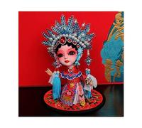 GGYTMQL Table Desktop Decor Traditionnel Opéra Chinois Décorations de Maquillage pour Le Visage Pékin Special Doll Decorations Cadeaux de Style Chinois Ornement (Couleur: 9)