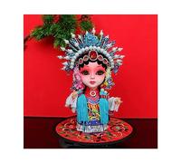 GGYTMQL Table Desktop Decor Traditionnel Opéra Chinois Décorations de Maquillage pour Le Visage Pékin Special Doll Decorations Cadeaux de Style Chinois Ornement (Couleur: 9)
