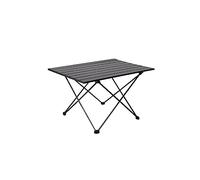 GGYTMQL Tables et Airs Table Pliante Portable Table de Camping en Alliage en Alliage Ultra-léger Randonnée extérieure Barbecue de Pique-Nique réglable (Noir M)