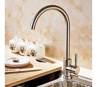GGYTMQL Tapeur de lavabo Zedaro Tap, robinet de cuisine Bibcock Bibcock Hot and Cold Wash Basin Rotation Rotation Robinet chaud et froid 7 mots Grands robinets incurvés/A