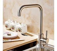 GGYTMQL Tapeur de lavabo Zedaro Tap, robinet de cuisine Bibcock Bibcock Hot and Cold Wash Basin Rotation Rotation Robinet chaud et froid 7 mots Grands robinets incurvés/A