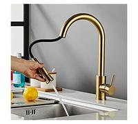 GGYTMQL Tirez Le capteur de Cuisine Robinet de Cuisine brossé en Or Tactile mélangeur de Robinet de Commande pour la Cuisine Tactile Kitchen mixeur de Cuisine (brossé)