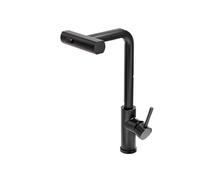 GGYTMQL Touchez Le Robinet de Cuisine Sensible avec capteur Black G3 / 8 3 Modes Modes Crane Crane FINISE Nickel Bracke