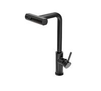 GGYTMQL Touchez Le Robinet de Cuisine Sensible avec capteur Black G3 / 8 3 Modes Modes Crane Crane FINISE Nickel Bracke