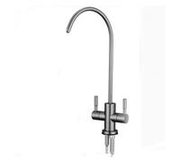 GGYTMQL Trouns Doubles Robinet de puits Tap Robinet Osmose Inverse à Eau Potable Filtre de Cuisine Fauce de Cuisine Installation Rapide, Robinet d'évier de Cuisine