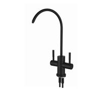 GGYTMQL Trouns Doubles Robinet de puits Tap Robinet Osmose Inverse à Eau Potable Filtre de Cuisine Fauce de Cuisine Installation Rapide, Robinet d'évier de Cuisine