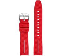 GGYTMQL Universal 20 mm STRAP Men Femmes Rubber Release Watch Band