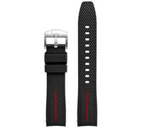 GGYTMQL Universal 20 mm STRAP Men Femmes Rubber Release Watch Band
