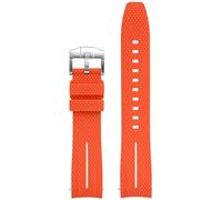 GGYTMQL Universal 20 mm STRAP Men Femmes Rubber Release Watch Band