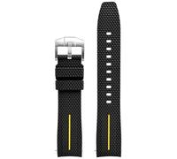GGYTMQL Universal 20 mm STRAP Men Femmes Rubber Release Watch Band