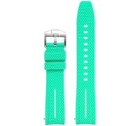 GGYTMQL Universal 20 mm STRAP Men Femmes Rubber Release Watch Band