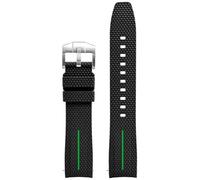GGYTMQL Universal 20 mm STRAP Men Femmes Rubber Release Watch Band