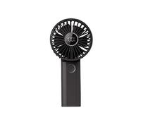 GGYTMQL USB Mini Ventilateur Portable 3600mAh Ventilateur de Cou Rechargeable Petit Affichage numérique Ventilateur de Table de Table sans Fil (Couleur: Or)