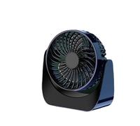 GGYTMQL Ventilateur de Bureau Mini Ventilateur USB Turbo Électrique Ventilateur Portable Silencieux Dormitory Petit appareils Vent à Vent Strong Small Fan (Couleur: Bleu foncé)