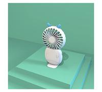 GGYTMQL Ventilateur Personnel Portable USB Charge Petit Ventilateur Rechargeable de Refroidissement Portable pour Ventilateur de Bureau en dortoir (Couleur: Or)
