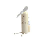 GGYTMQL Ventilateurs à Main 1PC Mini Mini Van Solder Cartoon Téléphone Spray Reccharagable Portable Water USB Ventilateur (Couleur: Vert, Taille: 12,5x10,3 cm)