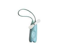 GGYTMQL Ventilateurs à Main 1pc pour Lonyard Travel Portable Lovely Handheld Outdoor Charging Fan USB Mini avec Ventilateur (Couleur: Vert, Taille: 13,9x4,7 cm)