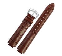 GGYTMQL Véritable Bande de Montre en Cuir pour Bracelet de Bracelet Ballon Bleu Men de Bracelet en Cuir Convexe féminin 14 * 8 mm 18 * 11 mm 20 * 12 mm Bracelet de Mode
