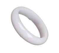 GGYTMQL Véritable Bracelet de Bracelet en Jade Blanc Naturel Accessoires de Mode de Mode sculptée à la Main Cadeaux pour Les Femmes de Ses Hommes (Couleur gemme: 62-64 mm)