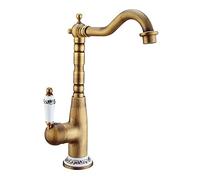 GGYTMQL Zedaro All Copper Kitchen Robinet, Copper Antique Hot Water Mixer, robinet Faucet Basin Robinet