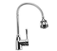 GGYTMQL Zedaro Kitchen Tap en laiton robinet de cuisine 360 ° Rotation de la cuisine Mixer Chrome Kitchen Mixer Tap à deux modes de sortie d'eau Taps d'évier