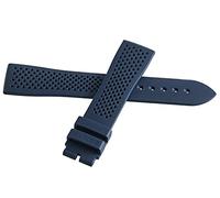 GGYTMQL Zenith Chronomaster El Primero 21 mm x 18 mm Navy Blue Strap Watch Band L