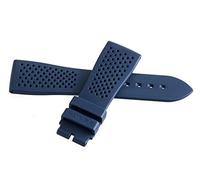 GGYTMQL Zenith Chronomaster El Primero 22 mm x 18 mm Navy Blue Bandle Watch Band