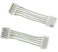 GGZone Lot de 2 câbles flexibles de connexion pour manette Wii U Pad