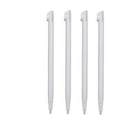 GGZone Lot de 4 stylets de rechange en plastique pour console de jeu Nintendo 2DS Blanc