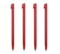 GGZone Lot de 4 stylets de rechange en plastique pour console de jeu Nintendo 2DS Rouge