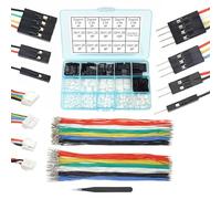 GH Connecteurs vers Dupont 2.54 pré-sertis câbles et connecteurs Kit compatible avec JST GH 1,25 mm pour Pixhawk Cube 6C 6X Pixhawk4 Fil en silicone 20 cm