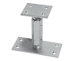 GH HGH Pied de support type P réglable en hauteur 80x70x5,0mm Quantité:1