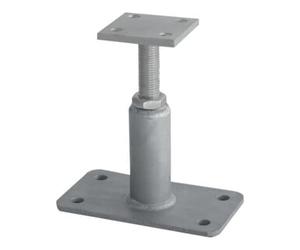 GH HGH Pied de support type PR réglable en hauteur 80x80x8,0mm Quantité:1