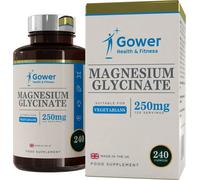GH Magnesium Bisglycinate Supplément | 240 Magnésium Bisglycinate Gélules - 250mg Magnesium Glycinate par Portion | Glycinate de Magnésium | Sans OGM Sans Gluten Sans | Fabriqué au RU