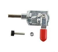 GH301-CR Serrage rapide Push-Pull en acier inoxydable Capacité de charge 40 kg avec poignée en plastique pour dispositifs d'essai Travail des métaux Soudage et montage Accessoires Gris