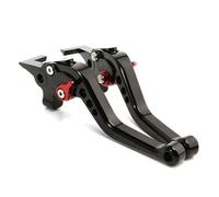 GHAEKEBC Leviers Frein Et Embrayage pour Moto pour Triumph 765 pour Street Triple R 2017 2018 2019 Frein Moto Frein Réglable Embrayage Levier Poignée(Noir Rouge)