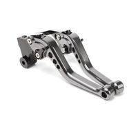 GHAEKEBC Leviers Frein Et Embrayage pour Moto pour Triumph 765 pour Street Triple R 2017 2018 2019 Frein Moto Frein Réglable Embrayage Levier Poignée(Titane)