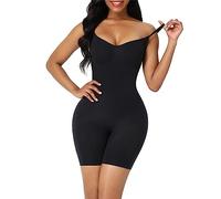 GHAKKE Body Sculptant Amincissant pour Femme Body Shaper Gainant De Contrôle du Ventre Cuisse Plus Mince Pantalon Court sous-vêtement Sculptant sans Couture S-3XL (Color : Black, Size : S)