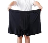 GHAKKE Boxer Taille Haute pour Hommes Slip Ample Et Confortable sous-vêtements D'âge Moyen Et Âgés Culotte Douce en Coton Modal (Color : Black, Size : 13XL)