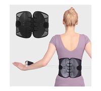 GHAKKE Ceinture De Soutien À La Taille À Double Poulie Orthèse Dorsale Orthopédique pour Hernie Discale Soulagement Douleur Bas Dos Support Décompression Lombaire Correcteur Posture Hommes Femmes(XL)