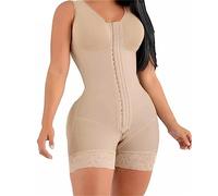 GHAKKE Post-Partum Ceinture Shapewear pour Femmes Postopératoire Comprimé Body Sculptant Fajas Minceur Corset Full Body Shaper(Khaki,3XL)